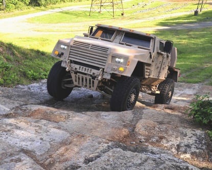 Lockheed Martin’s prototype Joint Light Tactical Vehicle (JLTV).