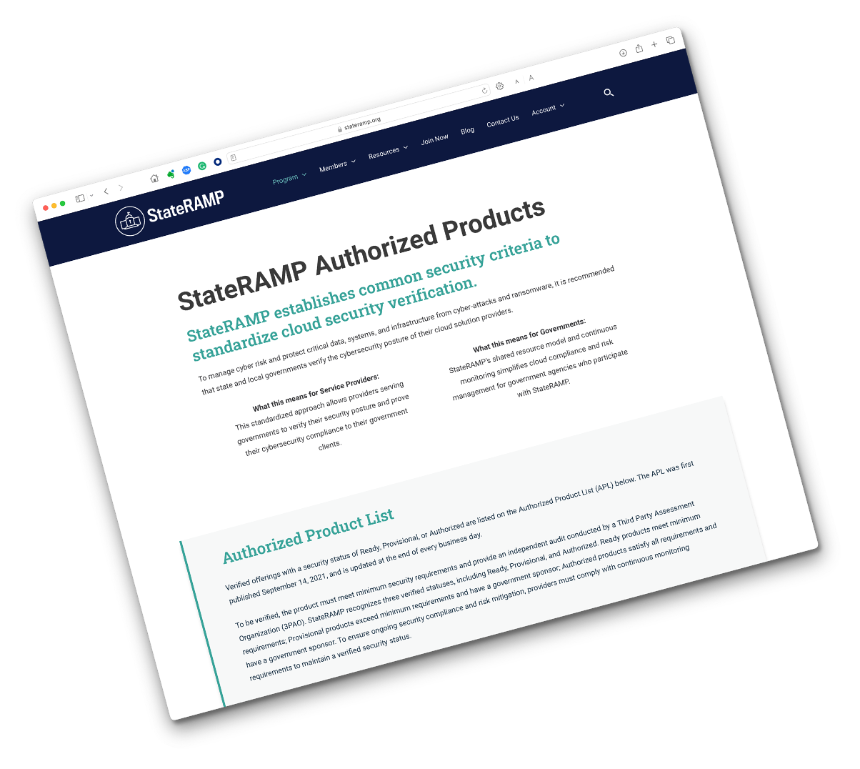 StateRAMP Authorized Products