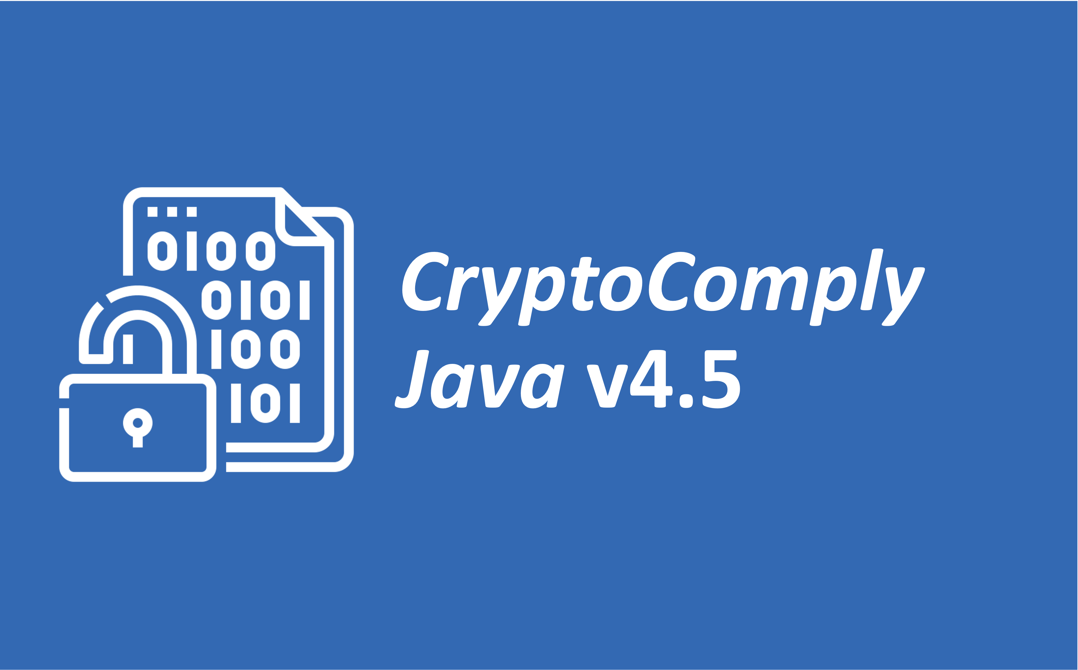 CryptoComply Java v4.5 with PQC Algorithms Now Available