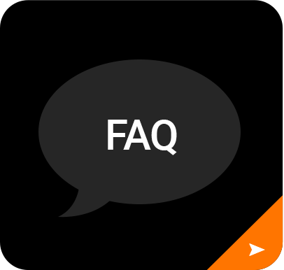 FAQ speech bubble icon