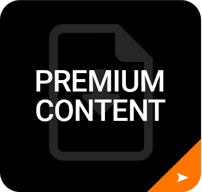 Premium content paper icon