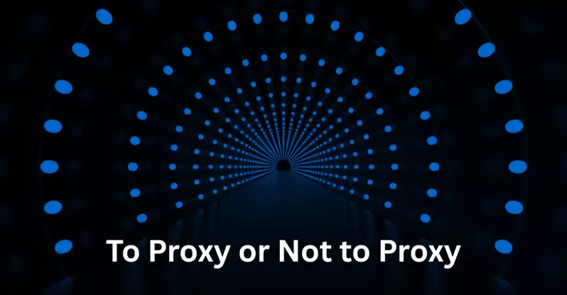 To Proxy or Not to Proxy-1